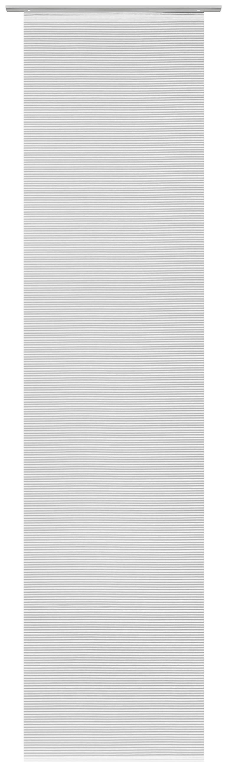 FLÄCHENVORHANG in Weiß halbtransparent  - Weiß, Basics, Textil (60/255cm) - Boxxx