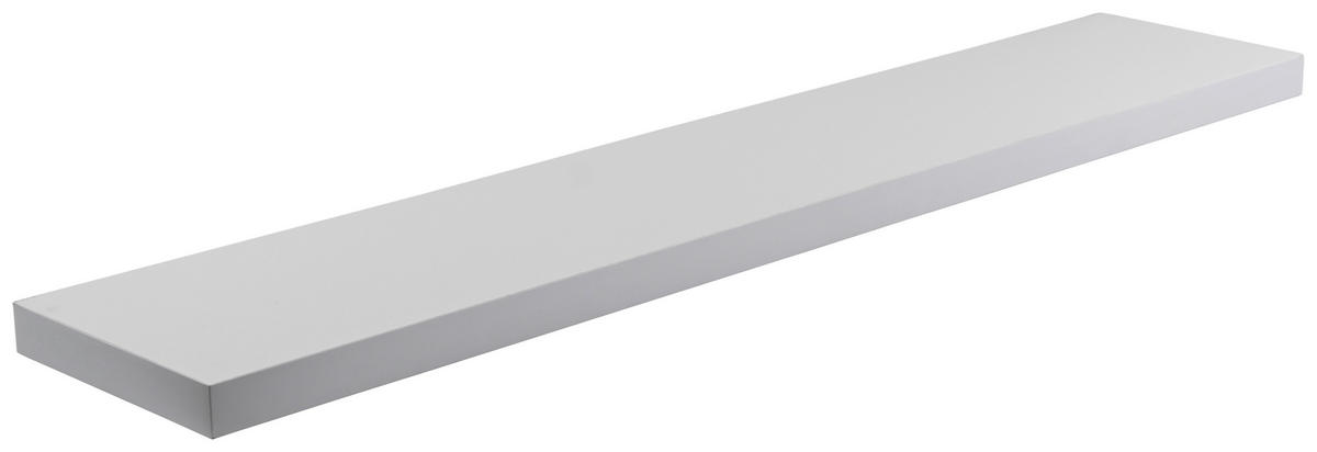 WANDBOARD Weiß  - Weiß, Basics, Papier/Holzwerkstoff (120/3,8/23,5cm) - Boxxx