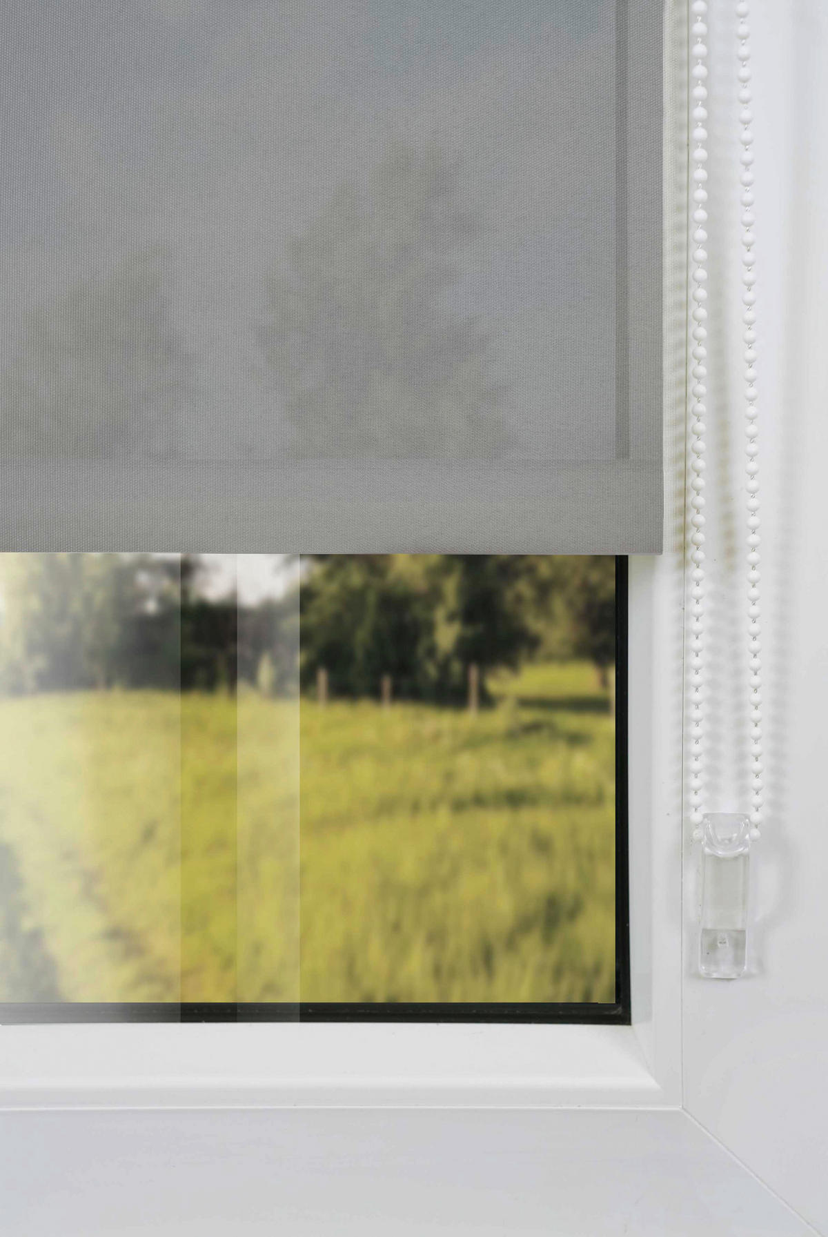 ROLLO  blickdicht     - Grau, Basics, Textil (110/150/4cm) - Homeware