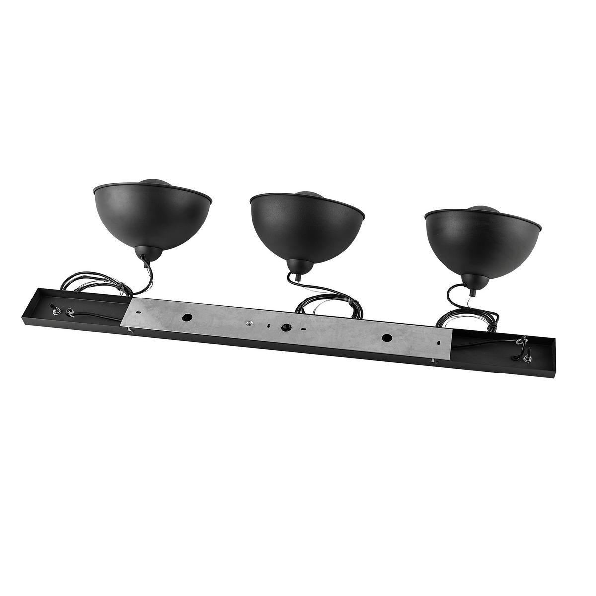 HÄNGELEUCHTE Crosby 120,5/25/150 cm   - Goldfarben/Schwarz, LIFESTYLE, Metall (120,5/25/150cm) - Marama