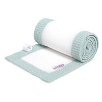 NESTCHEN babybay Nestchen 3D Mesh  - Pastellblau, Basics, Naturmaterialien (168/24/2cm) - Tobi