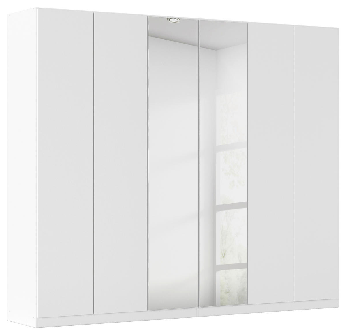 FALTTÜRENSCHRANK in Weiss  - Weiss, Holzwerkstoff (271/229/54cm) - Boxxx