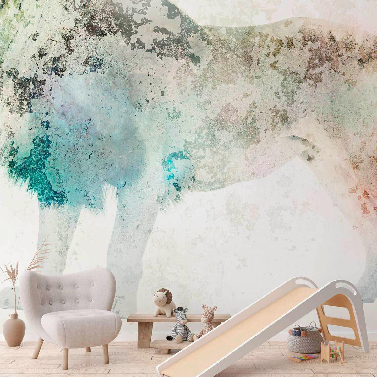 FOTOTAPETE  - Multicolor/Weiß, LIFESTYLE, Textil (450/315cm) - artgeist