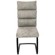 SCHWINGSTUHL  Stoffauswahl Webstoff  - Taupe/Schwarz, Design, Textil/Metall (47/106/63cm) - Novel