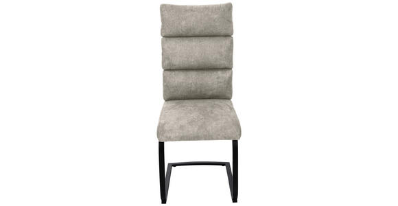 SCHWINGSTUHL  Stoffauswahl Webstoff  - Taupe/Schwarz, Design, Textil/Metall (47/106/63cm) - Novel