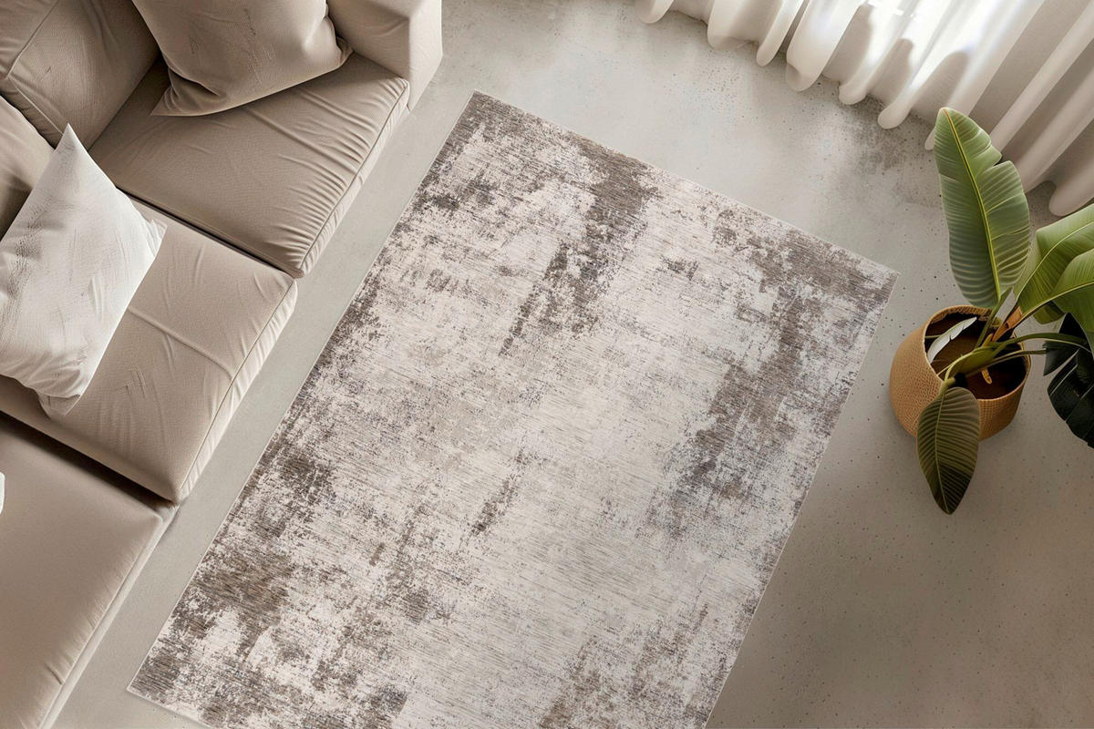 FLACHWEBETEPPICH 80/150 cm Taupe rechteckig  - Taupe, Basics, Textil (80/150cm) - Kayoom