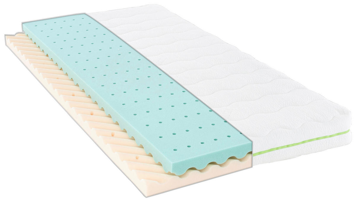 JUGENDMATRATZE - Weiss, Basics, Textil (120/200cm) - Träumeland