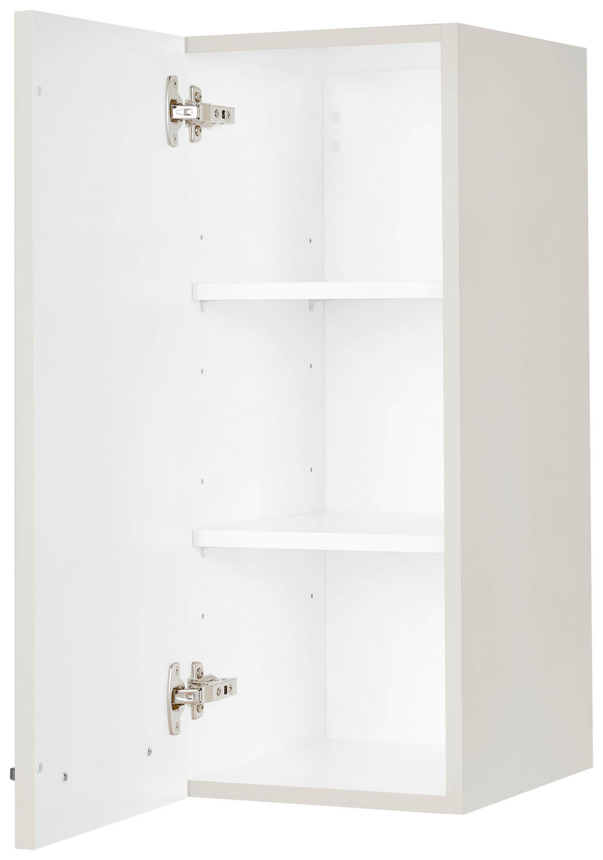 KÜCHENOBERSCHRANK 30/72/35 cm  in Hellgrau  - Edelstahlfarben/Hellgrau, MODERN, Holzwerkstoff/Metall (30/72/35cm) - Nobilia