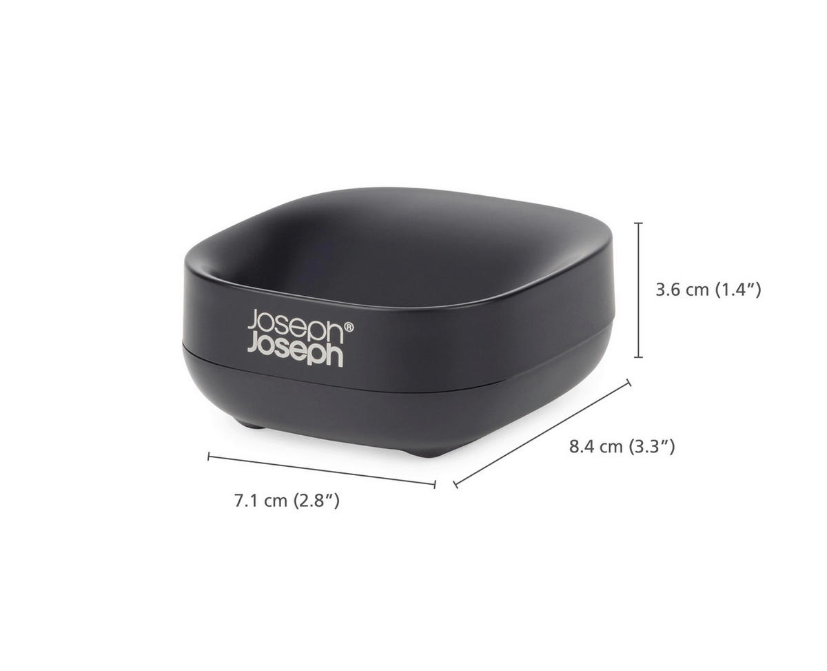 POSODICA ZA MILO - črna, Konvencionalno, umetna masa (3.6/8.4/7.7cm) - Joseph Joseph