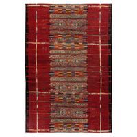 COVOR PENTRU EXTERIOR   - multicolor/roșu, Design, textil (80/150cm) - Novel