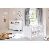 BABYZIMMER PINOLINO FLORENTINA  - Weiß, ROMANTIK / LANDHAUS, Holz/Holzwerkstoff - Pinolino