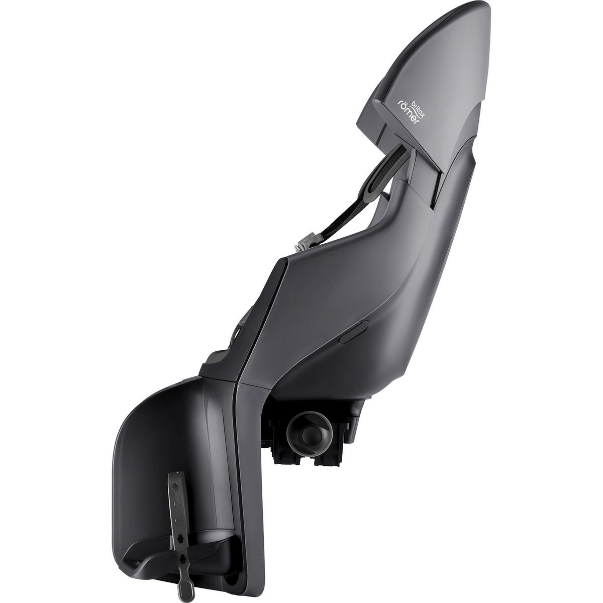 FAHRRADKINDERSITZ - Graublau/Grau, Basics, Kunststoff/Textil (44/79/39,5cm) - Britax Römer
