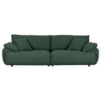 BIG SOFFA i plysch petrol  - petrol/svart, Modern, textil/plast (290/68/117cm) - MID.YOU