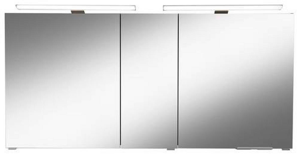 SPIEGELSCHRANK 150/70,3/17 cm  - Eichefarben, LIFESTYLE, Glas/Holzwerkstoff (150/70,3/17cm) - Sadena