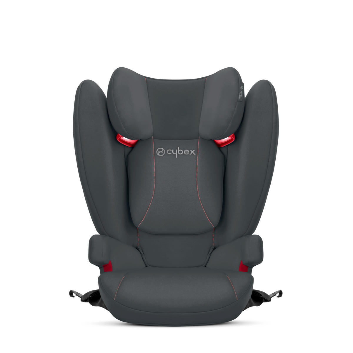 KINDERAUTOSITZ SOLUTION B I-FIX  - Dunkelgrau/Schwarz, Basics, Kunststoff/Textil (39/52/64cm) - cybex SILVER