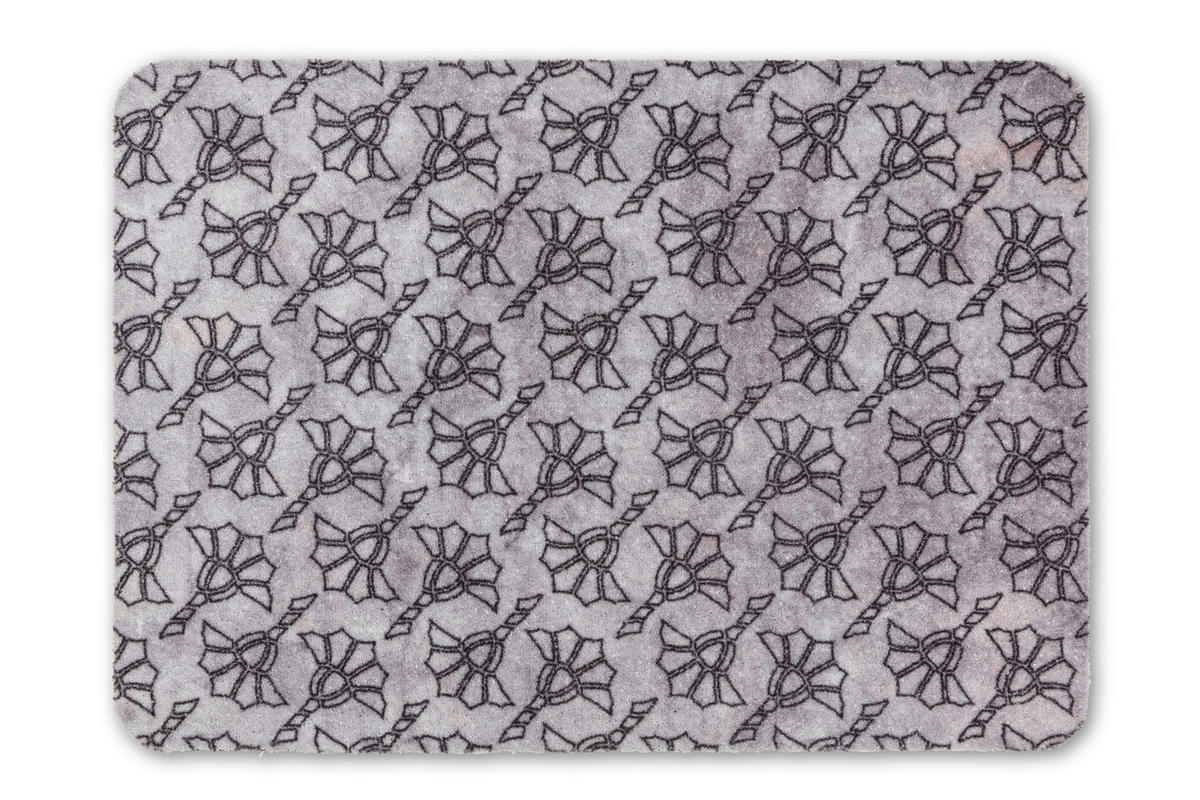 FUSSMATTE - Grau, Design, Kunststoff (50/70cm) - Joop!