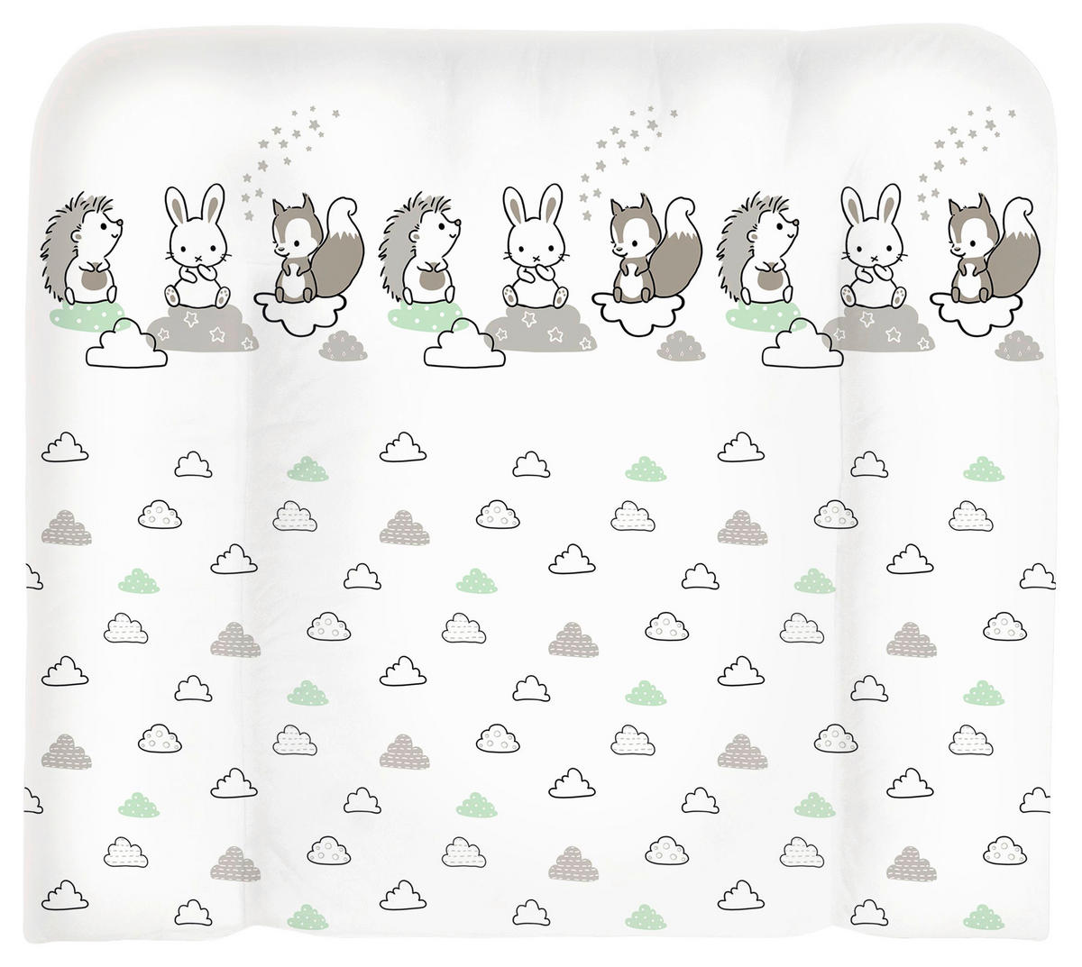 WICKELAUFLAGE 85/75 cm   - Grün, Trend, Textil (85/75cm) - Patinio