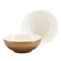 SET MED FRUKOSTSKÅLAR Golden Day Weiss 16 cm  - vit/guldfärgad, Basics, keramik (16cm) - Creatable