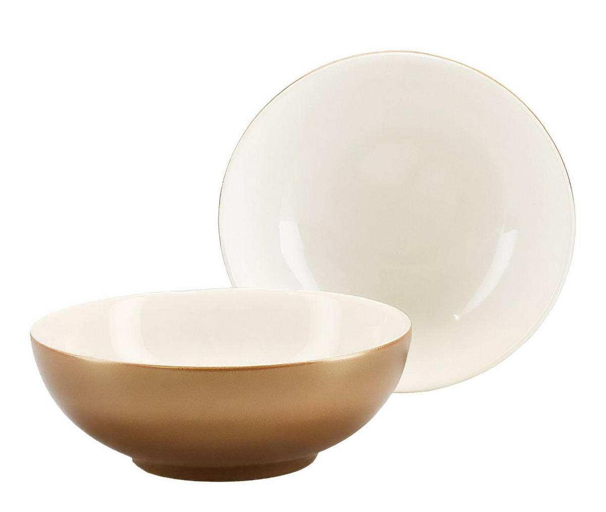 SET MED FRUKOSTSKÅLAR Golden Day Weiss 16 cm  - vit/guldfärgad, Basics, keramik (16cm) - Creatable