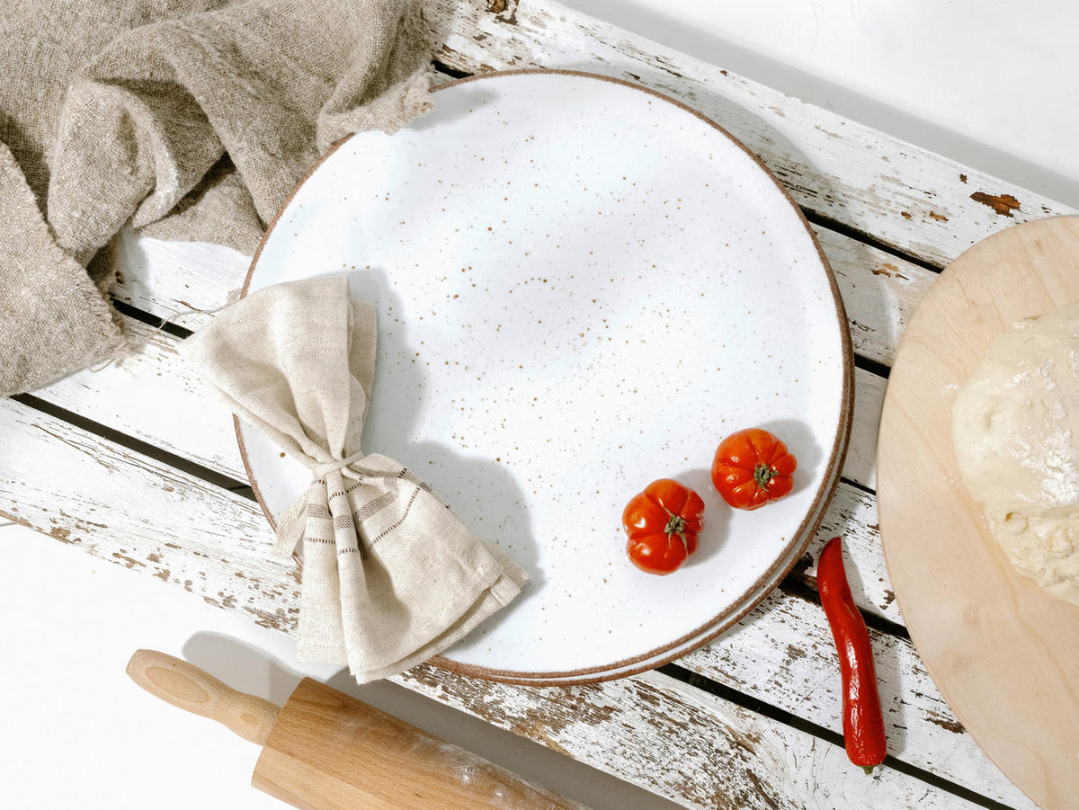 PIZZATELLER Vintage Nature Weiss    - Creme, Basics, Keramik - Creatable