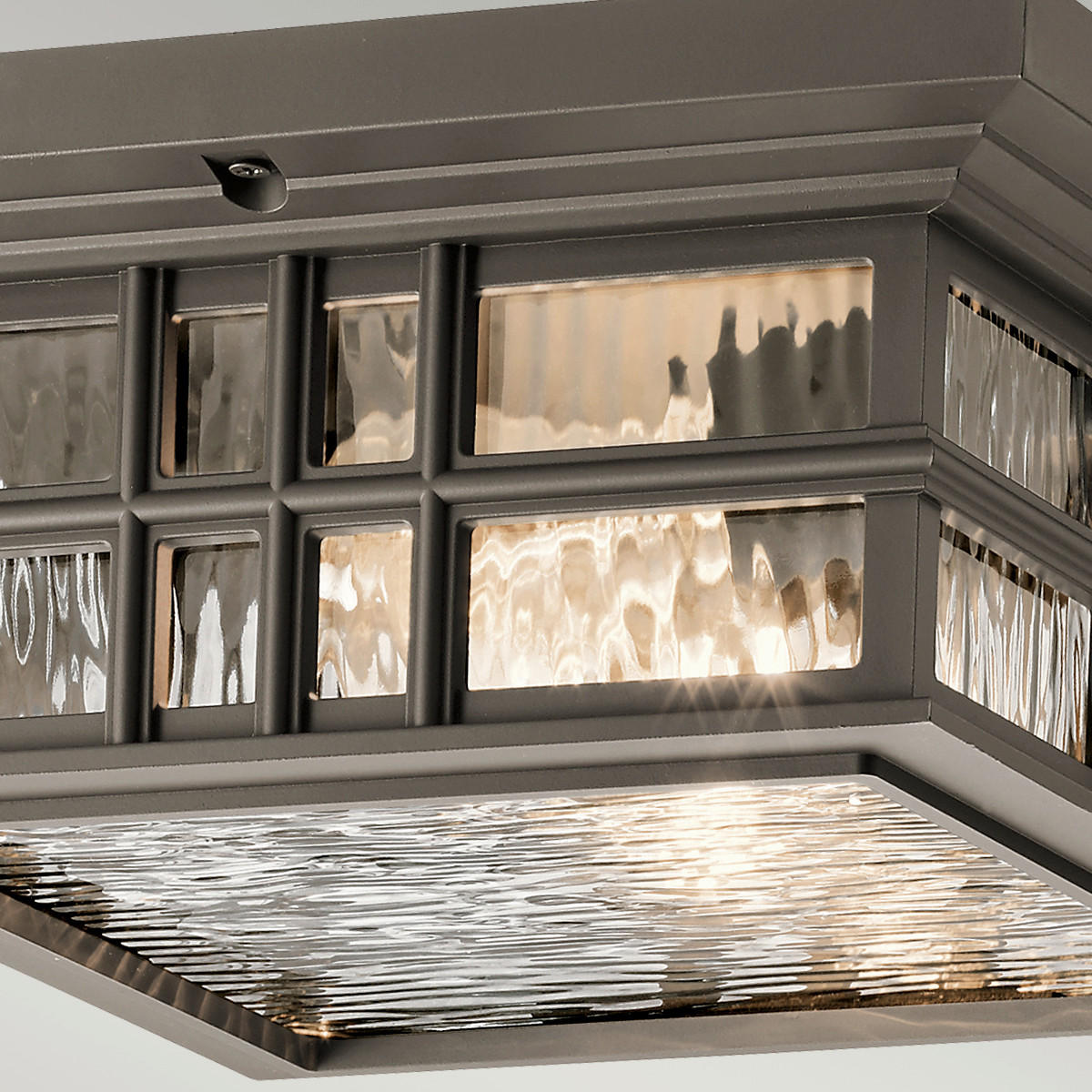 AUSSENDECKENLEUCHTE - Bronzefarben, Konventionell, Glas (30.5/13.2cm) - Elstead Lighting