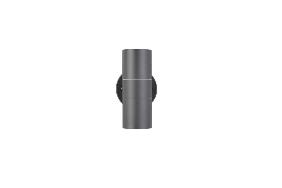 AUSSENWANDLEUCHTE Turia 16,5/9,5/11,5 cm  - Klar/Anthrazit, Design, Glas/Metall (16,5/9,5/11,5cm) - Trio Leuchten