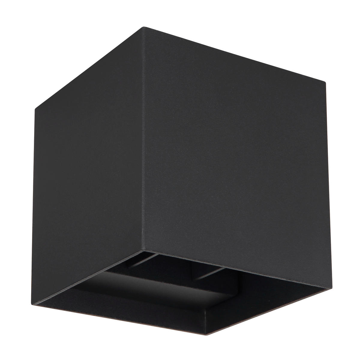 LED-WANDLEUCHTE - Schwarz, Basics, Metall (10/10/10cm) - Globo