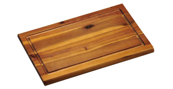 SCHNEIDEBRETT  21/1,5/32 cm    - Akaziefarben, Basics, Holz (21/1,5/32cm) - Homeware