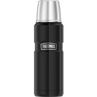 ISOLIERFLASCHE STAINLESS KING 0,47 L  - Schwarz Hochglanz, Metall (0,47l) - Thermos