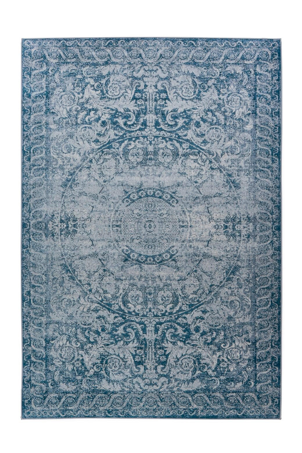 FLACHWEBETEPPICH 80/150 cm Prayer 225 Blau Blau  - Blau, KONVENTIONELL, Textil (80/150cm)