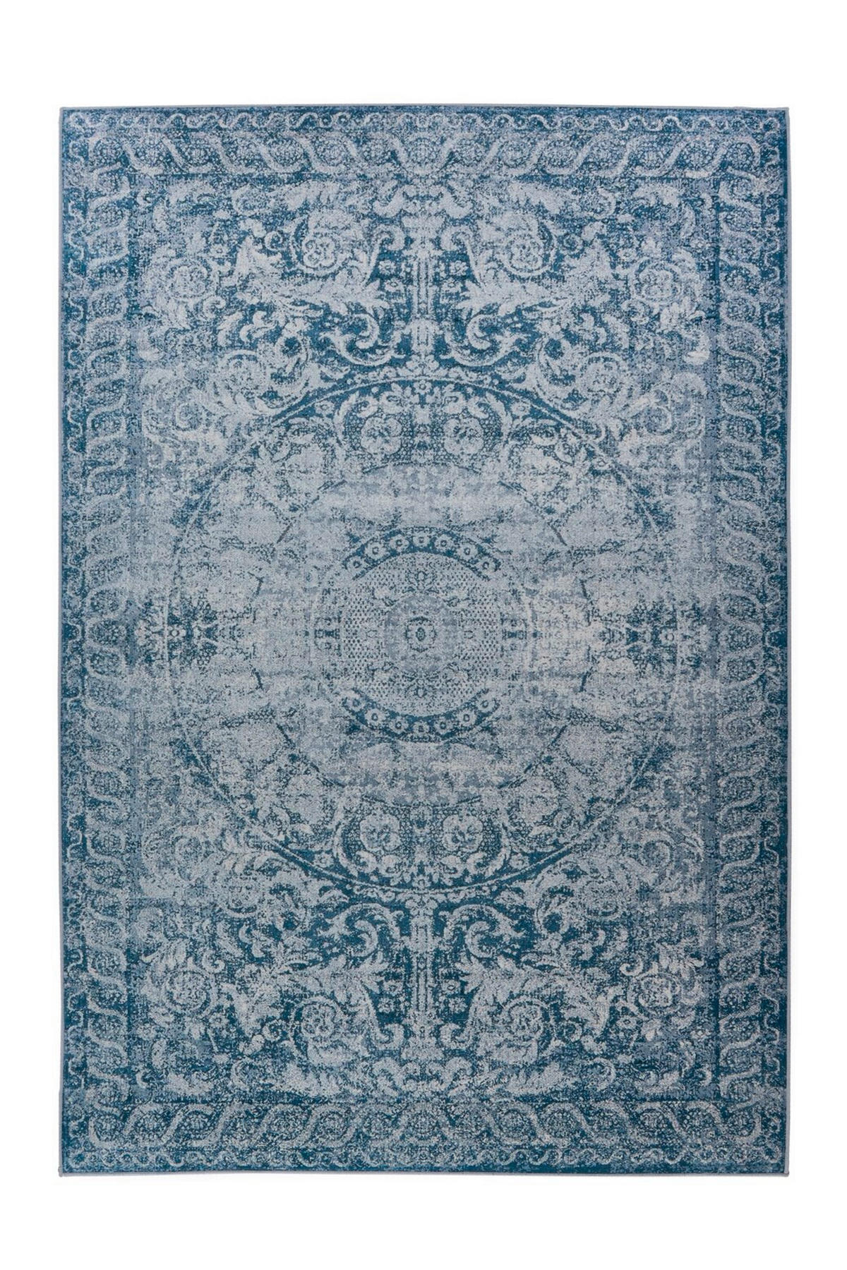 FLACHWEBETEPPICH 80/150 cm Prayer 225 Blau Blau  - Blau, KONVENTIONELL, Textil (80/150cm)