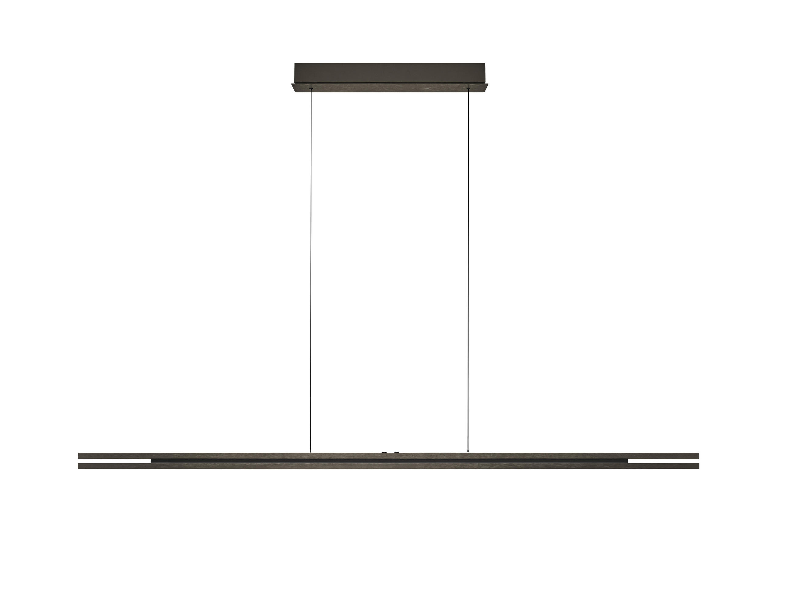 LED-PENDELLEUCHTE 150/5/60-180 cm    - Bronzefarben, Design, Metall (150/5/60-180cm) - Hell