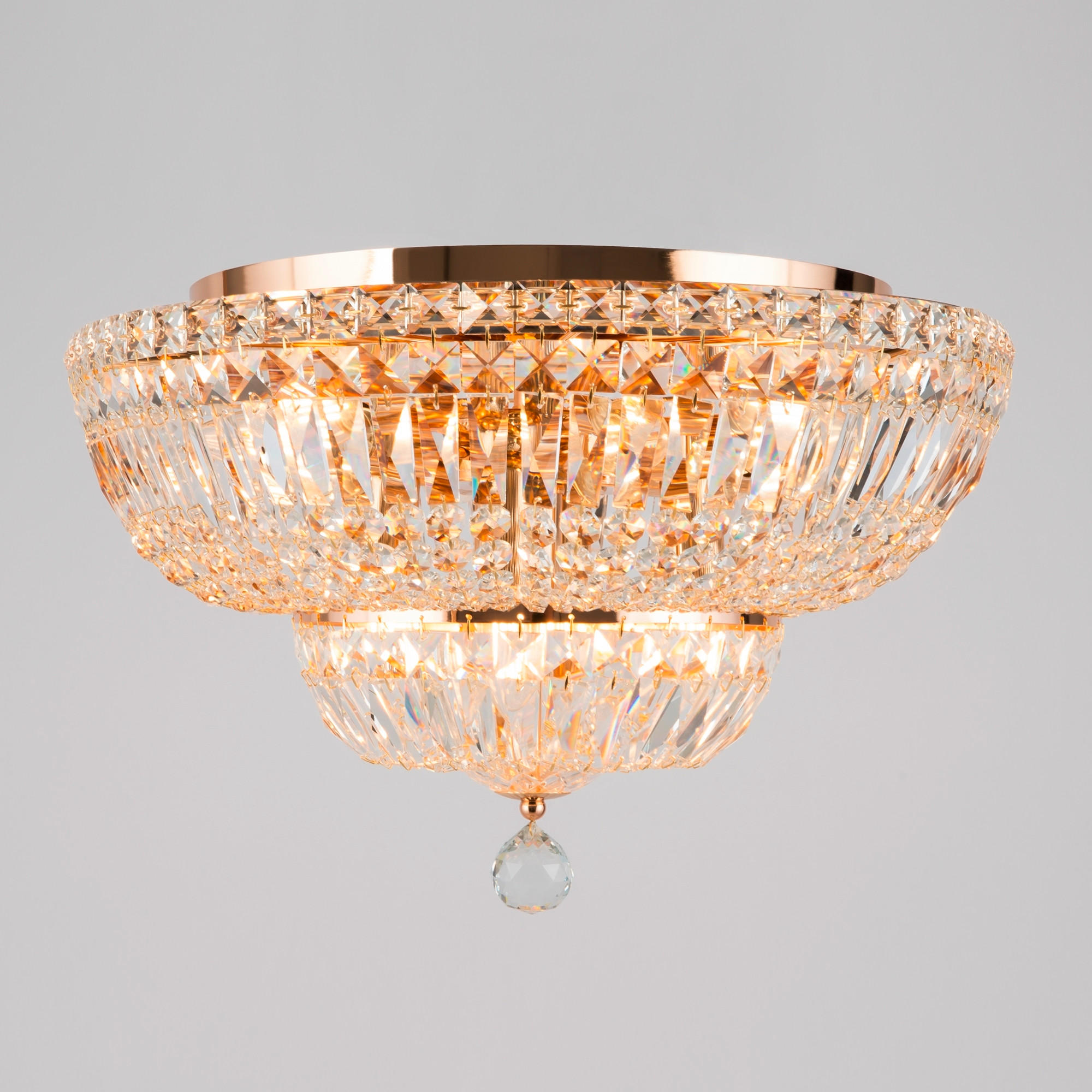 KRONLEUCHTER 46/32 cm - Goldfarben, Trend, Metall (46/32cm) - MAYTONI
