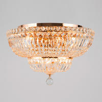 KRONLEUCHTER 46/32 cm    - Goldfarben, Trend, Metall (46/32cm) - MAYTONI