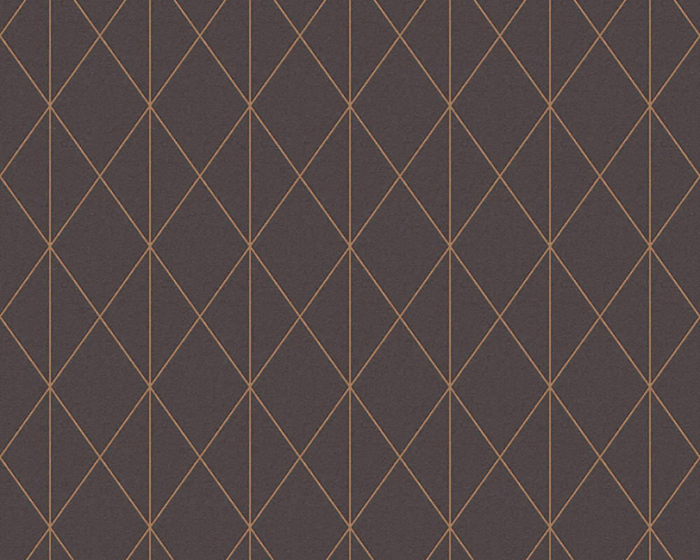 TAPETA  tamno smeđa, bakrenaste boje  - tamno smeđa/bakrenaste boje, Lifestyle, papir (53*1000cm)