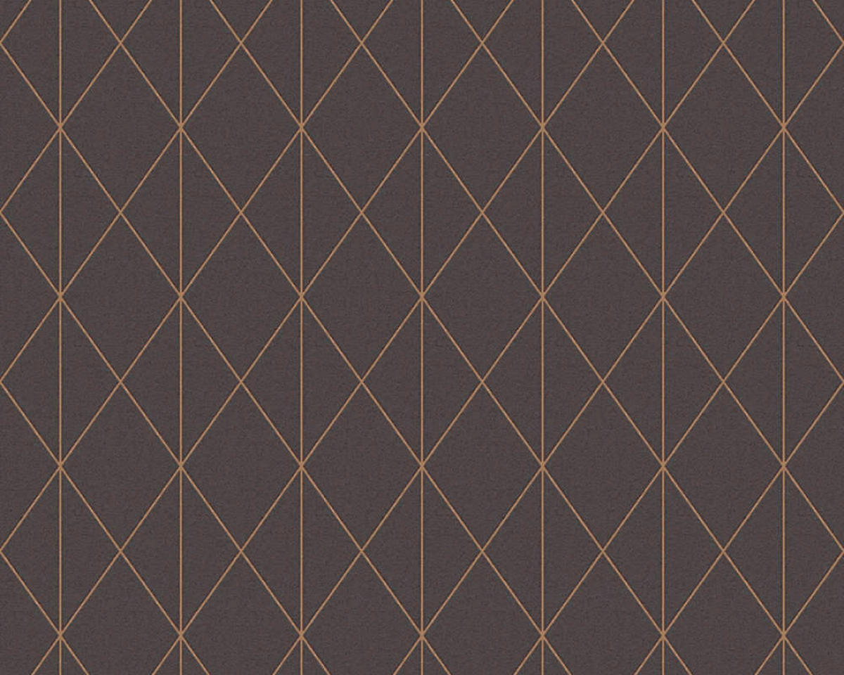 TAPETA  tamno smeđa, bakrenaste boje  - tamno smeđa/bakrenaste boje, Lifestyle, papir (53*1000cm)