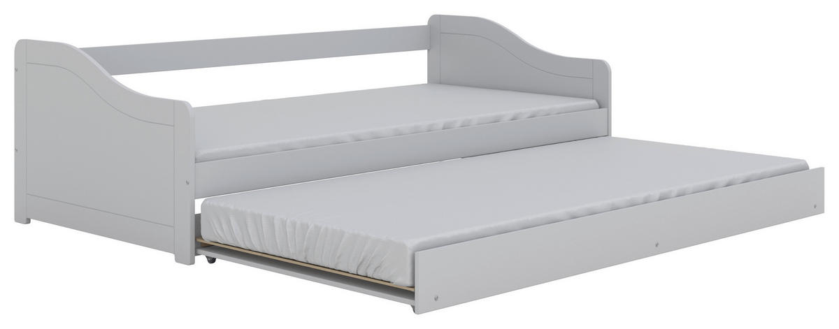 KINDER-/JUNIORBETT 90/200 cm  in Weiß  - Birkefarben/Weiß, MODERN, Holz/Holzwerkstoff (90/200cm) - MID.YOU