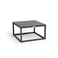 LOUNGETISCH  - Anthrazit/Grau, Modern, Kunststoff/Metall (60/60/35cm) - Tierra Outdoor