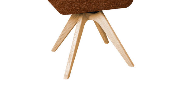 STUHL  Stoffauswahl, Typenauswahl Webstoff  - Eichefarben/Haselnussfarben, KONVENTIONELL, Holz/Textil (47/89/60cm) - Linea Natura