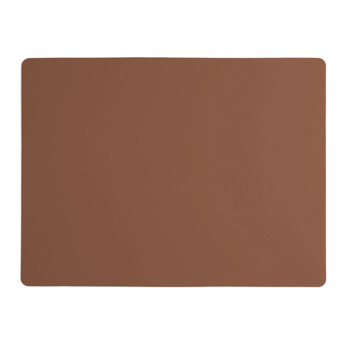 TISCHSET Leder Braun  - Braun, Basics, Leder (40/30/0.2cm)