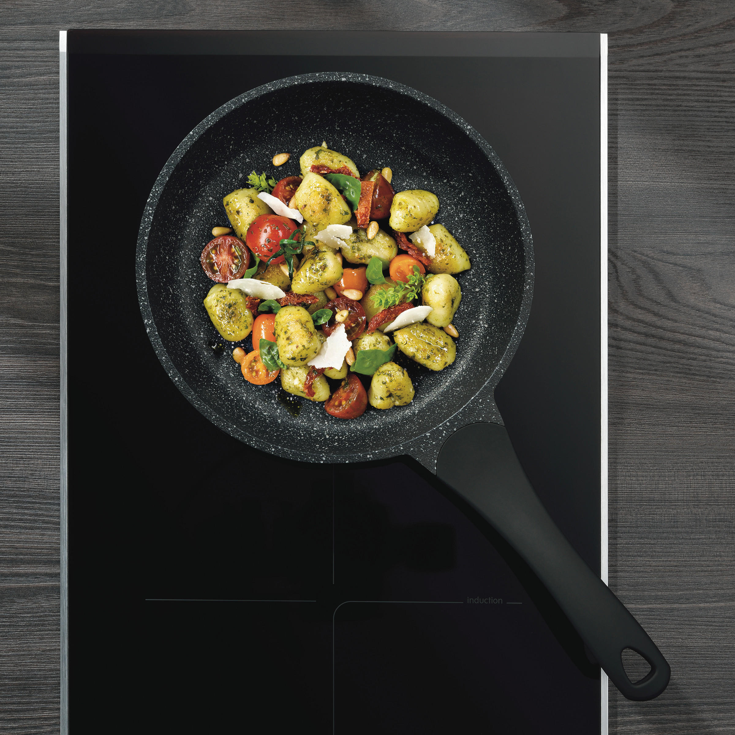 BRATPFANNE  - Schwarz, KONVENTIONELL, Metall (24/5cm) - Kela