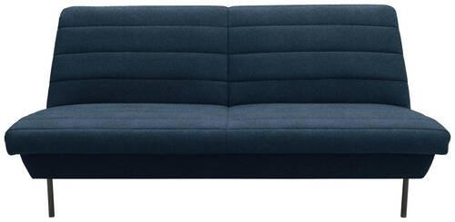 2-SITZER-SOFA Dunkelblau - Schwarz/Dunkelblau, Design, Textil/Metall (185/92/103cm) - LOOKS by W.Joop
