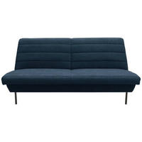 2-SITZER-SOFA Dunkelblau  - Schwarz/Dunkelblau, Design, Textil/Metall (185/92/103cm) - LOOKS by W.Joop