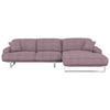 ECKSOFA Lesina Flieder Webstoff  - Flieder, Design, Textil/Metall (304/184cm) - Dieter Knoll