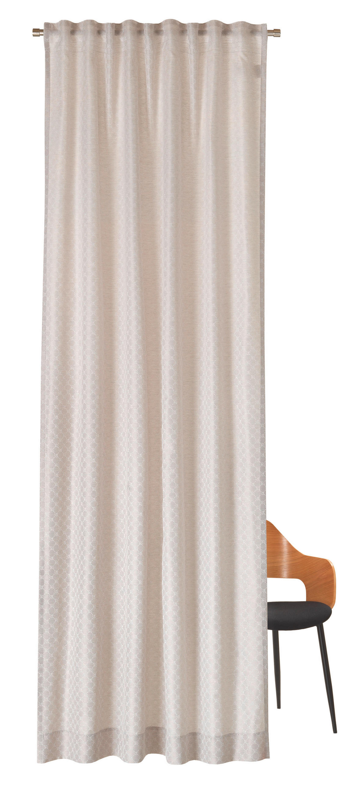 FERTIGVORHANG blickdicht  - Naturfarben, Design, Textil (130/250cm) - Joop!