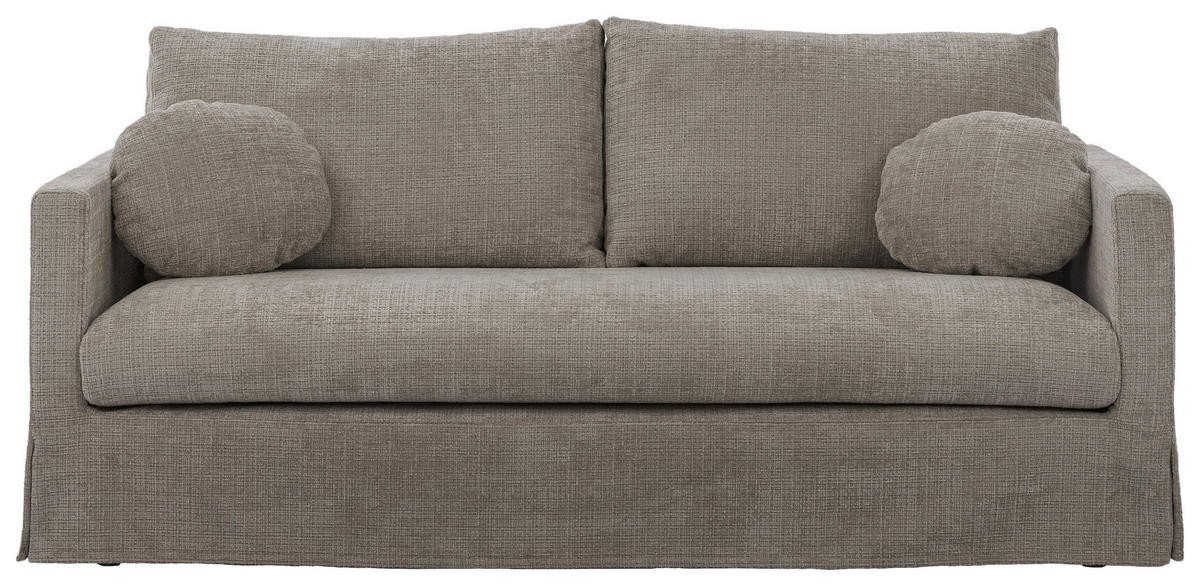 3-SITZER-BEZUG - Braun, Design, Textil (195/89/95cm) - P & B