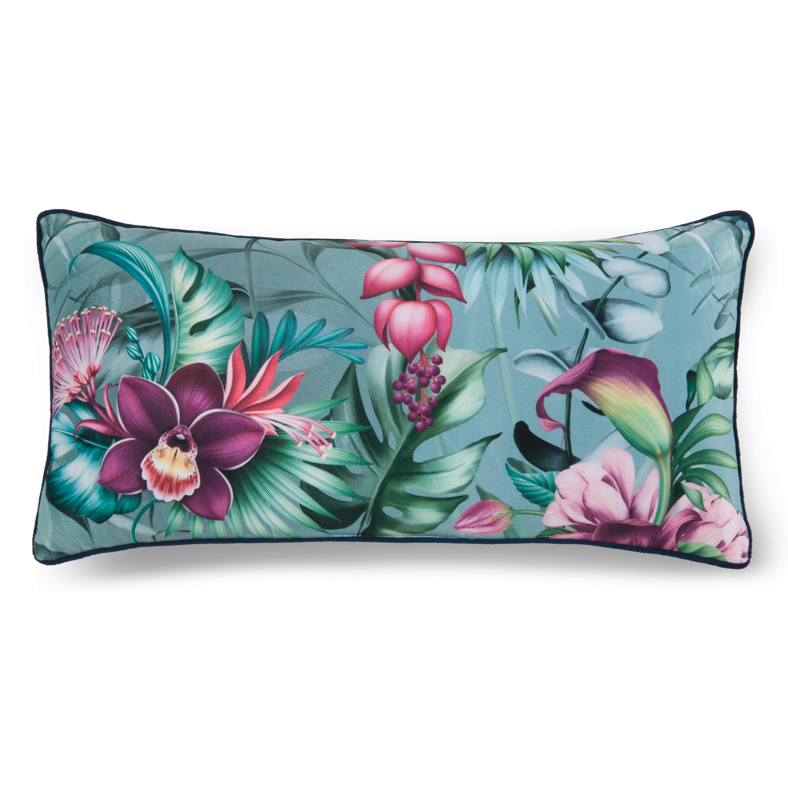 ZIERKISSEN  30/60 cm   - Jadegrün/Grün, Trend, Textil (30/60cm)