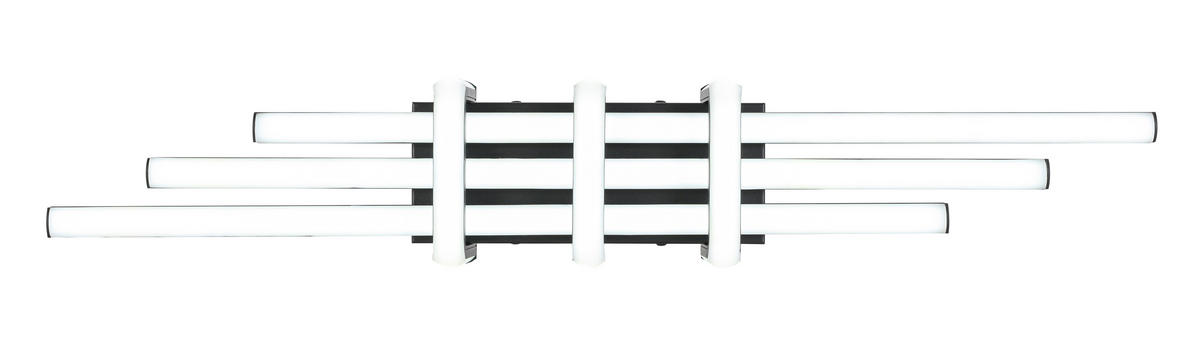 DECKENLEUCHTE    62/10,5/8 cm  - Schwarz, Trend, Kunststoff/Metall (62/10,5/8cm) - Collett's Monde