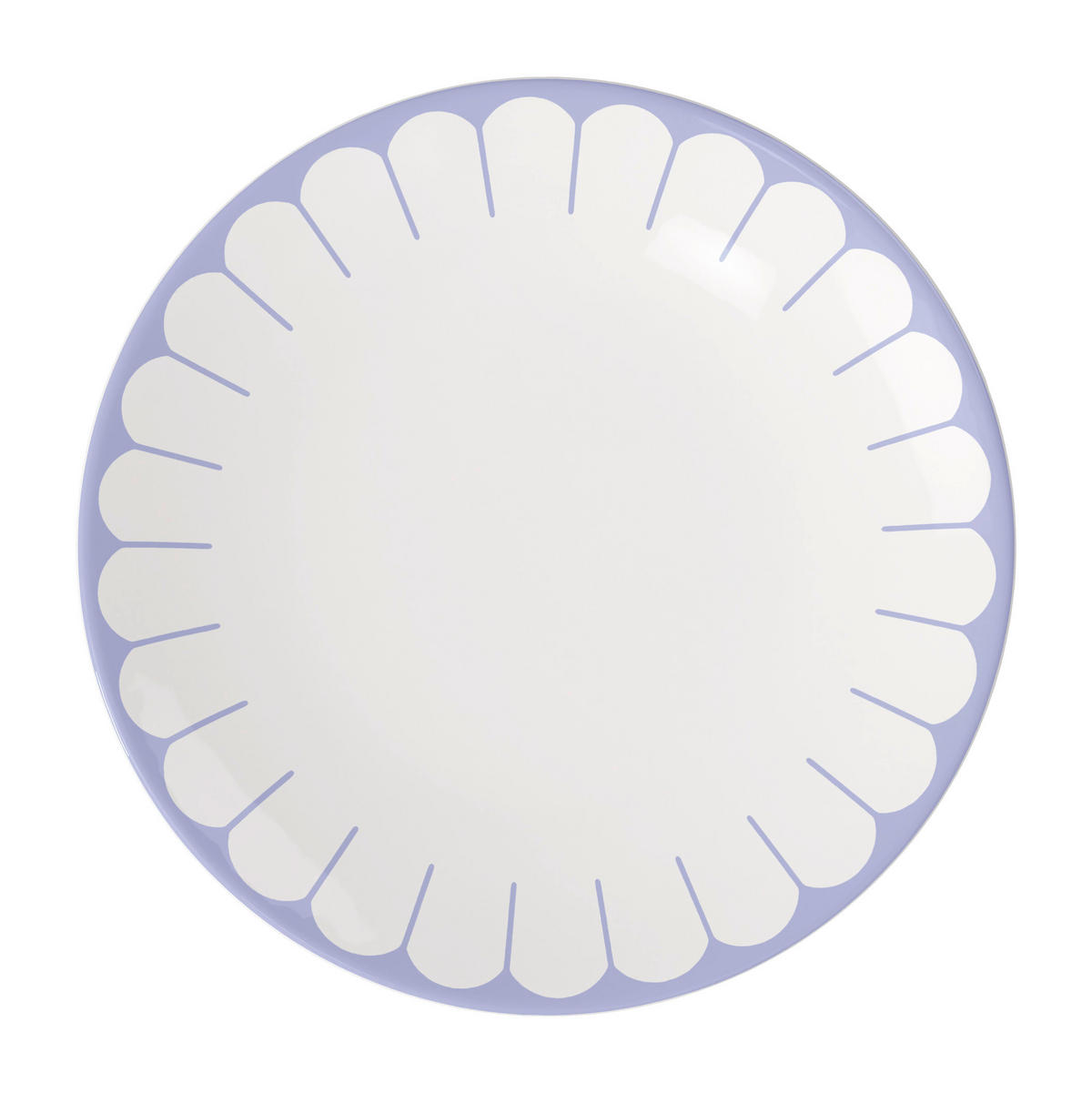 SPEISETELLER Fleur Bleu    - Weiß/Hellblau, MODERN, Keramik (26,5/2,5cm) - Villeroy & Boch