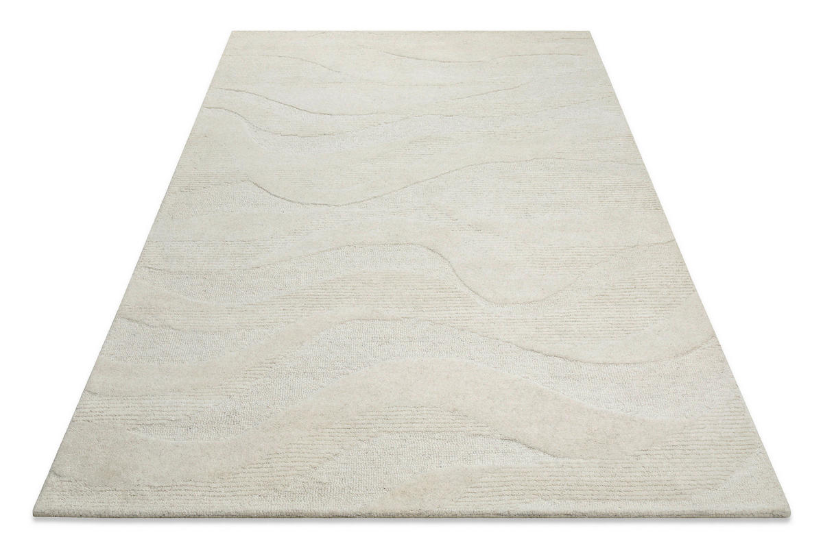 WEBTEPPICH Wohnzimmer 160/230 cm Hamptons Thirtyfour Creme rechteckig  - Creme, Design, Textil (160/230cm) - WECON HOME
